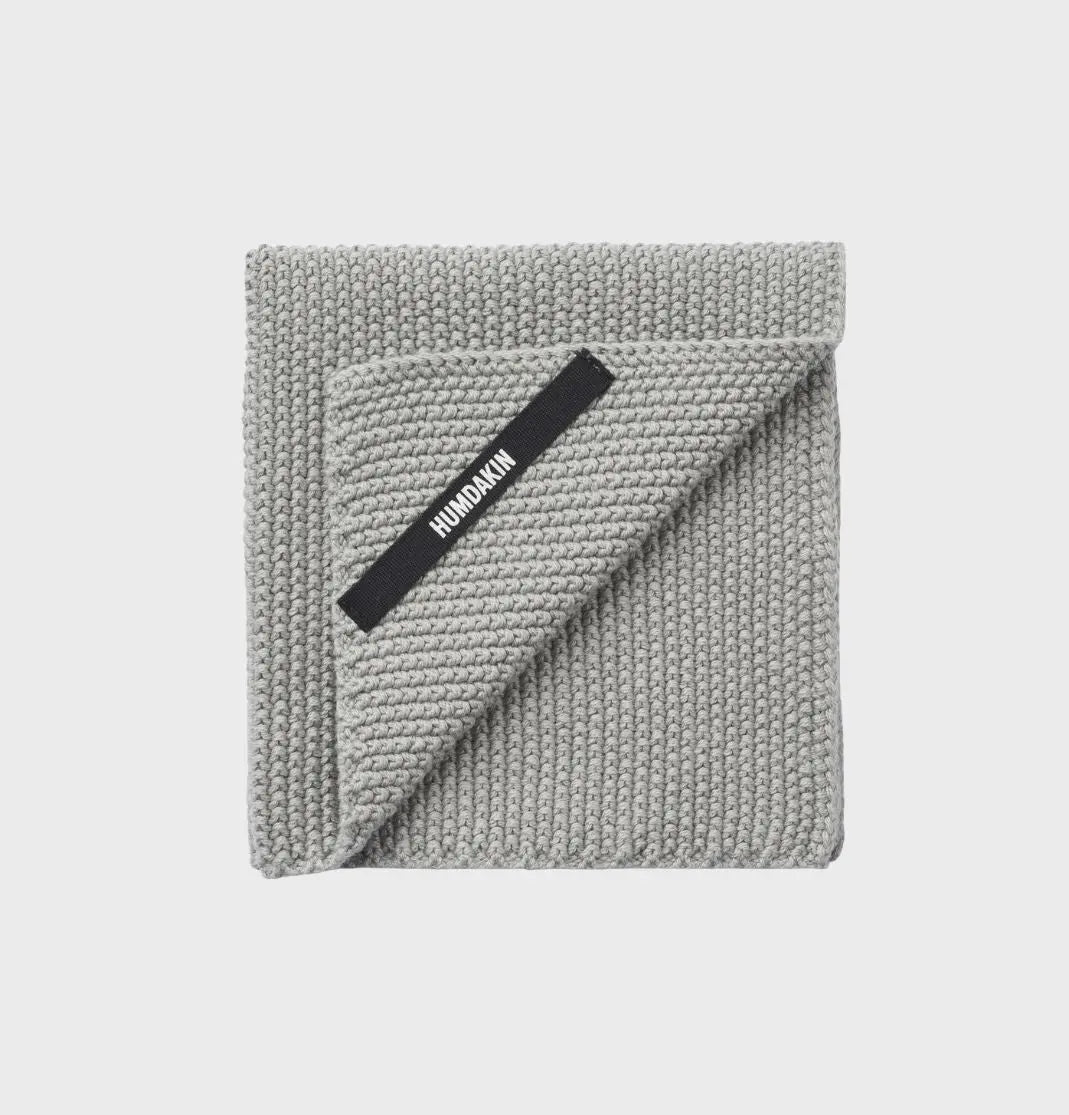 HUMDAKIN Strikket karklud Organic Textiles 019 Stone
